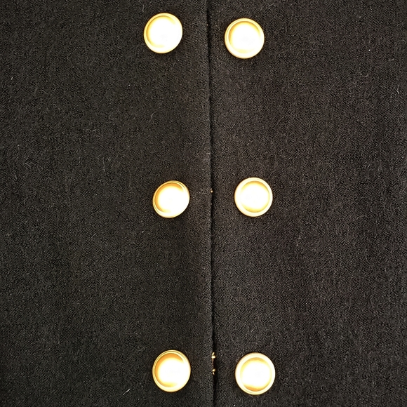 Loft Navy Wool Blend Jacket - M - Picture 3 of 6